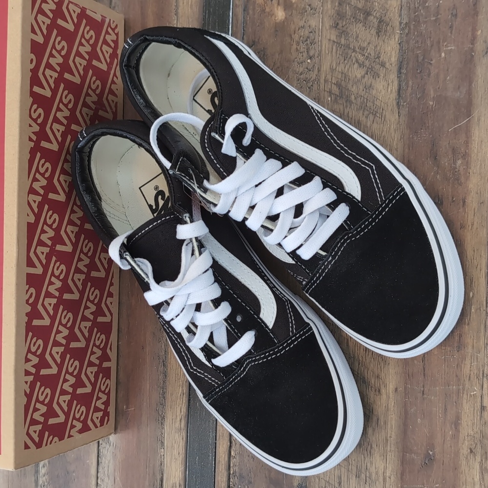 Vans Old Skool black/white mens 7 women's 8.5